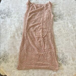 Simply Liliana Blush Pink Lace Dress